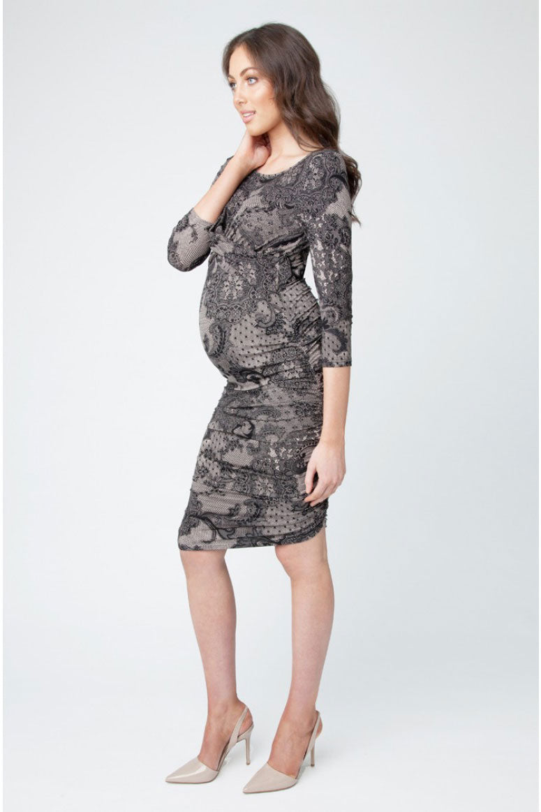 Chantilly Ruched Maternity Dress by Ripe - Seven Women Maternity