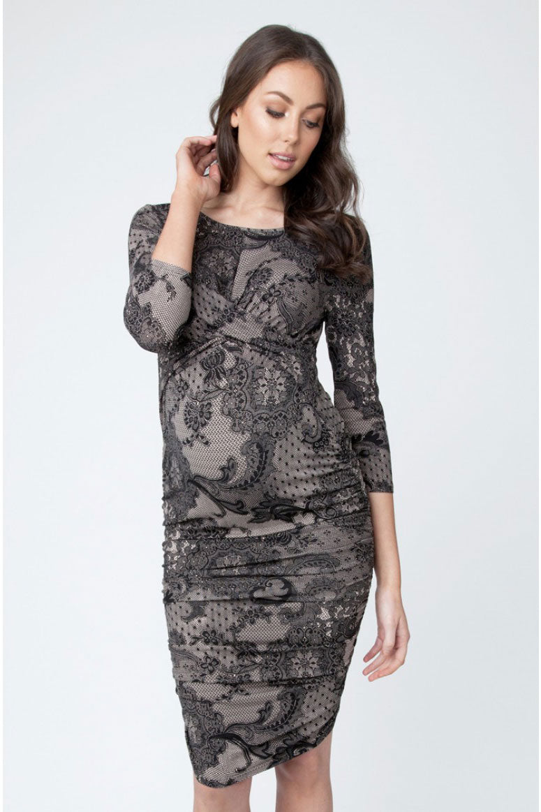 Chantilly Ruched Maternity Dress by Ripe - Seven Women Maternity
