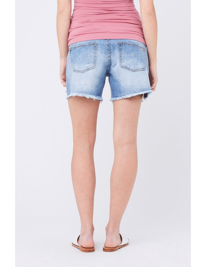 Distressed Denim Shorts - Seven Women Maternity