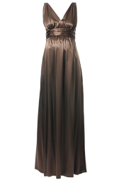 Ripe Satin Maternity Gown Dress - Seven Women Maternity