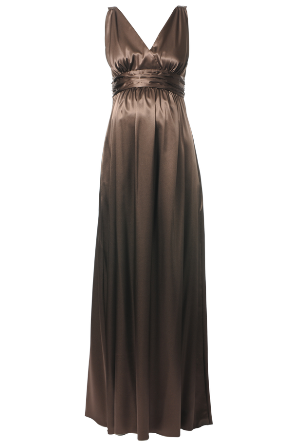 Ripe Satin Gown Maternity Dress - Seven Women Maternity