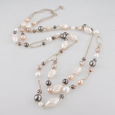 Elegant Pearl Chain Necklace - Seven Women Maternity