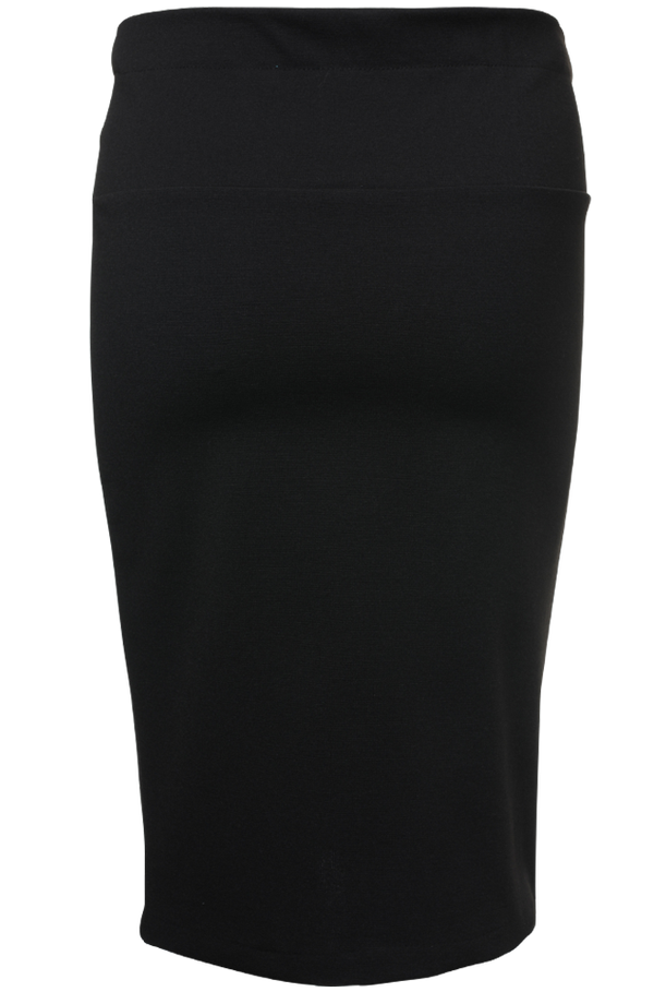 Buy Pencil Maternity Skirt With Fold Up Or Down Belly Band in Canada at SevenWomen Black X large