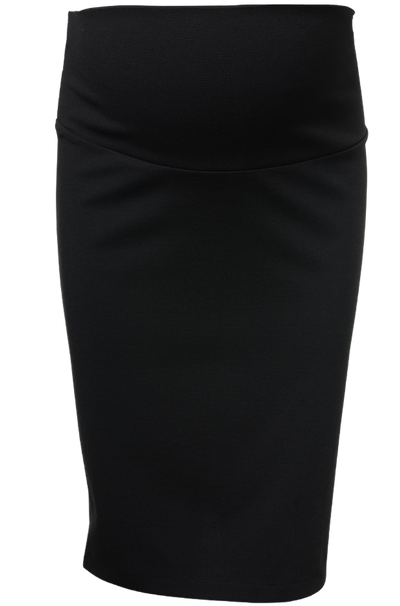 Pencil Maternity Skirt With Fold Up Or Down Belly Band - Seven Women Maternity