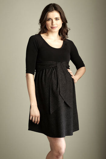 Lurex Maternity Dress Maternal America - Seven Women Maternity