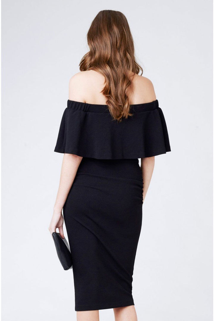 Ripe Soiree off Shoulder Dress in Cavair - Seven Women Maternity