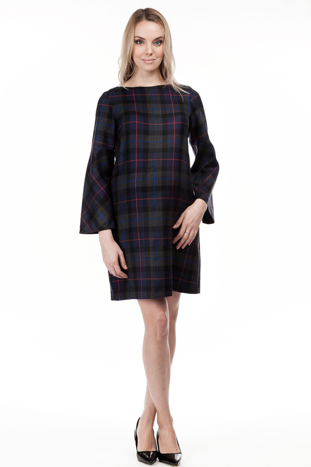 Pietro Brunelli Tartan Maternity Shift Dress - Seven Women Maternity